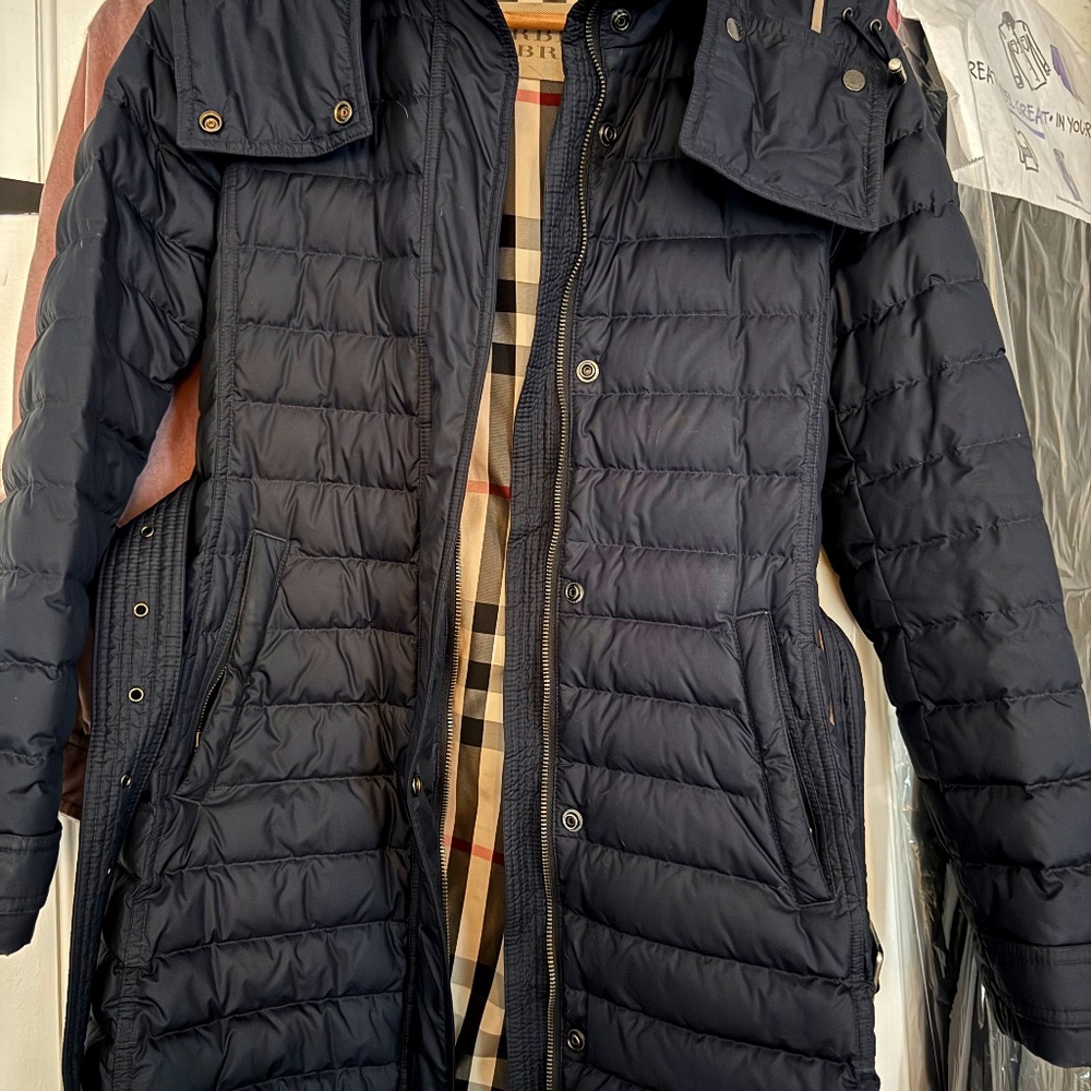 Burberry Down Hooded Coat